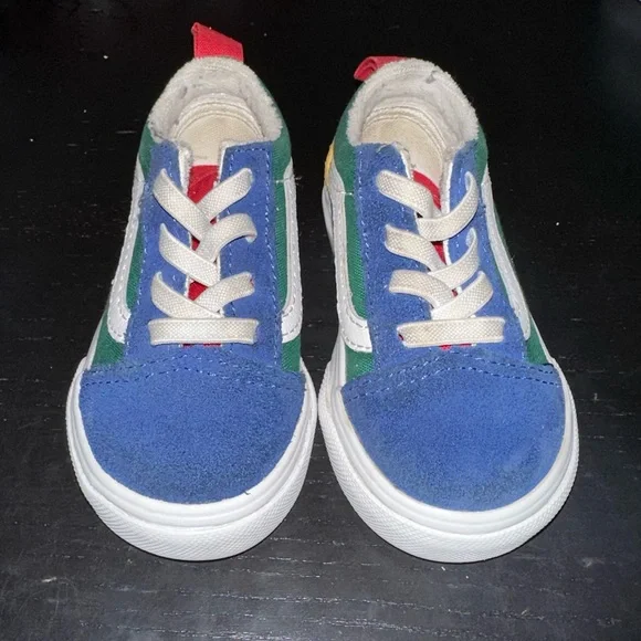 Toddler 5C Vans Slip On Color Block - Picture 2 of 6